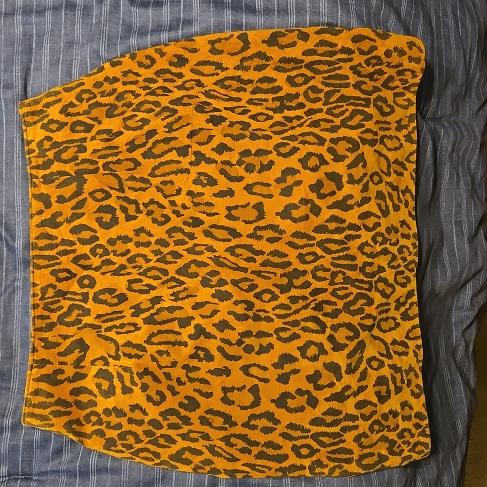 Bagatelle Leopard Print Pencil Skirt - Brown and Black